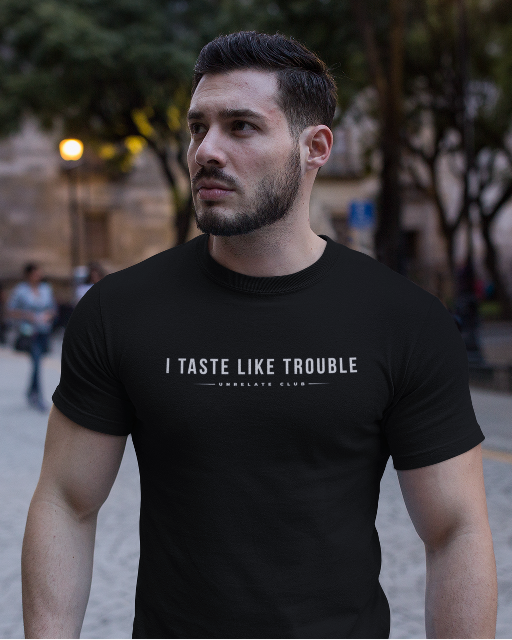 Herren T-Shirt - I taste like trouble