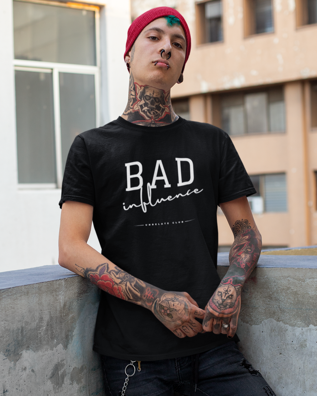 Herren T-Shirt - Bad influence