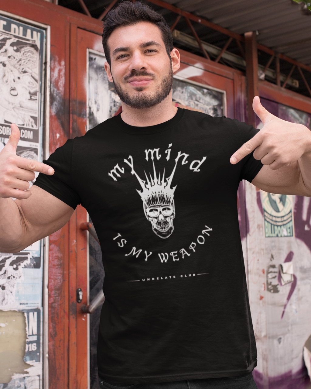 Herren T-Shirt - My mind is my weapon