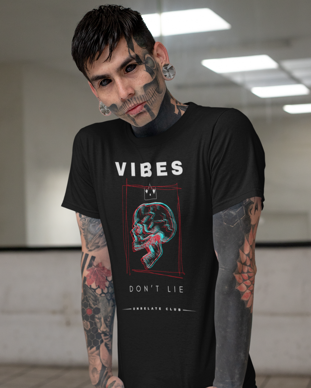 Herren T-Shirt - Vibes don’t lie